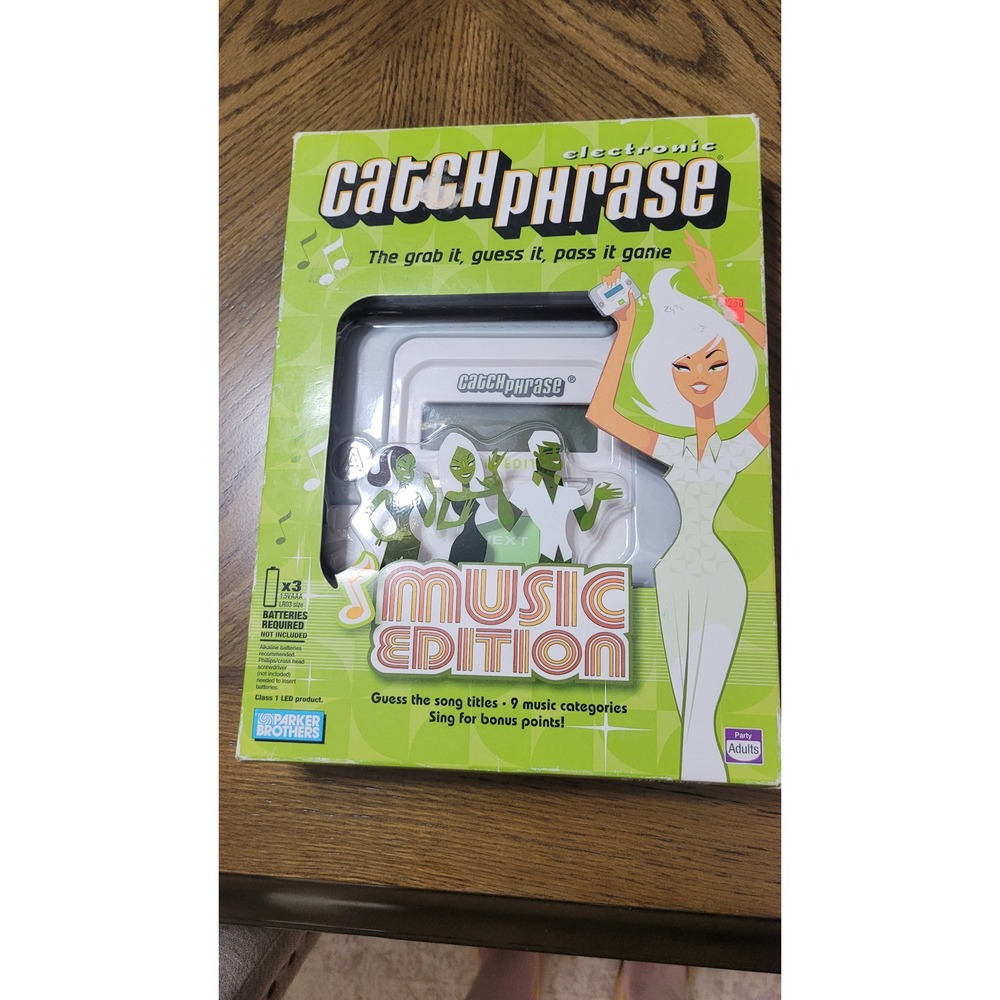 Parker Brothers Electronic Catch Phrase Music Edition Handheld Game 2008 56745